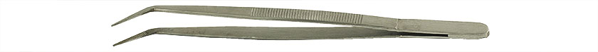 Value-Tec 660.MS robuste Pinzette für industrielle Zwecke, Typ 660, gewinkelt, spitze, geriffelte Spitzen, 150 mm, magnetisch, Edelstahl
